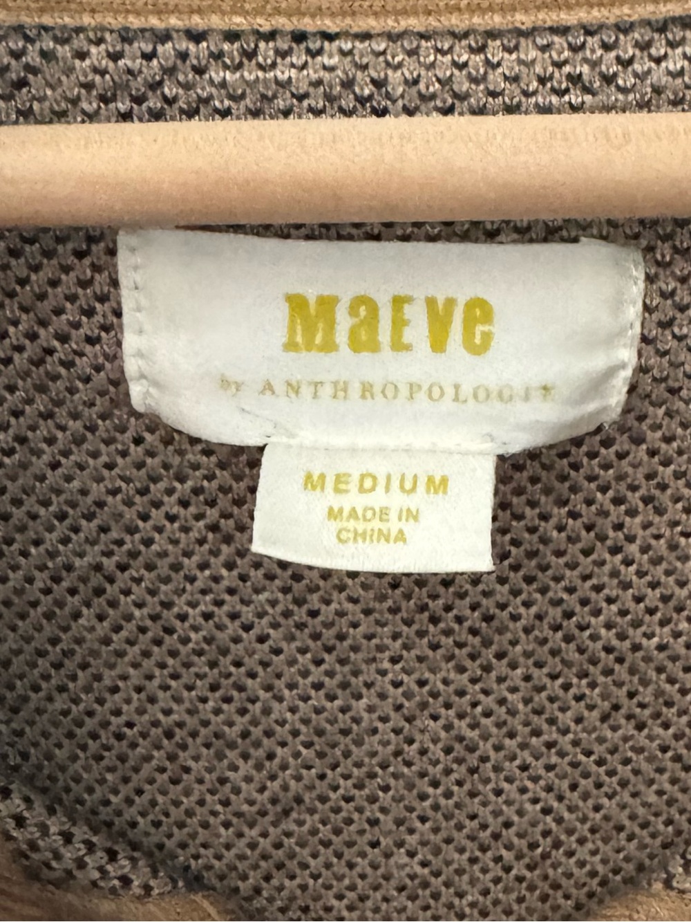 Maeve The Montana Mock Neck Sweater M Anthropologie Black Tan Floral Boxy Chunky - Picture 13 of 13